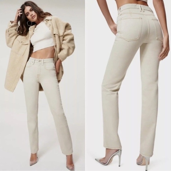 Good American 90’s Icon Straight Leg Women’s Size 4/27 - Picture 1 of 10